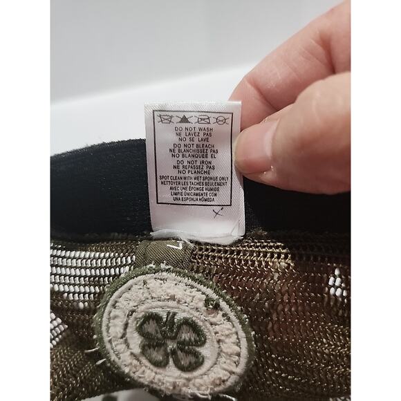 Black Cover Live Lucky Camo Cap Large/XLARGE Green Trucker Hat Mesh Back - Picture 8 of 9